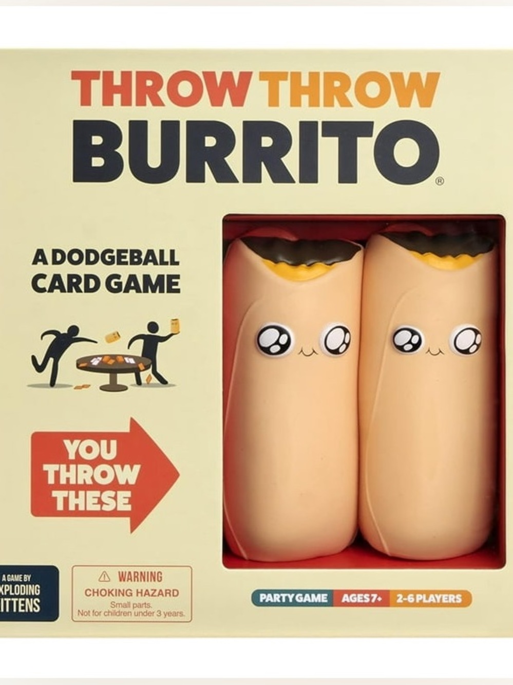 Throw Throw Burrito (a dodgeball card party game)